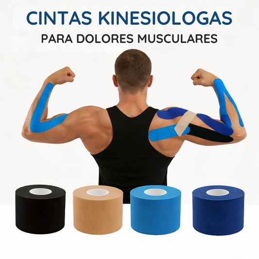 CINTA KINESIOLOGICA PARA DOLORES MUSCULARES - FIT TAPE