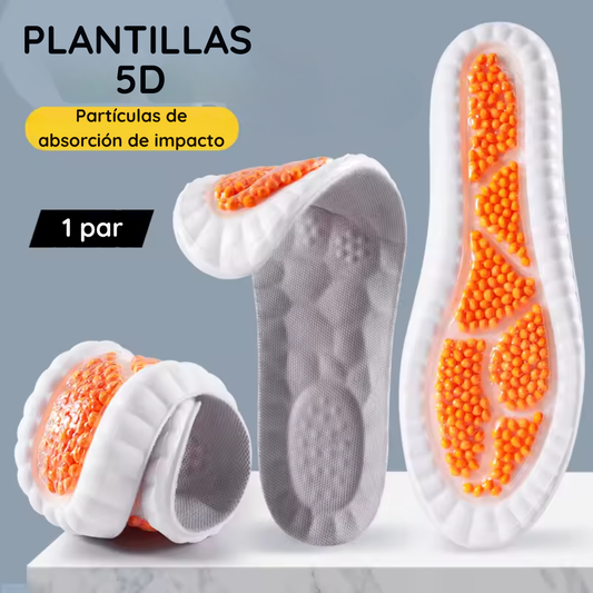 Plantillas Amortiguadoras con Absorción de Impactos - 5D StepBoost