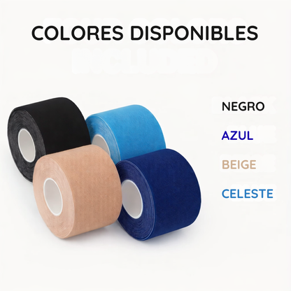 CINTA KINESIOLOGICA PARA DOLORES MUSCULARES - FIT TAPE