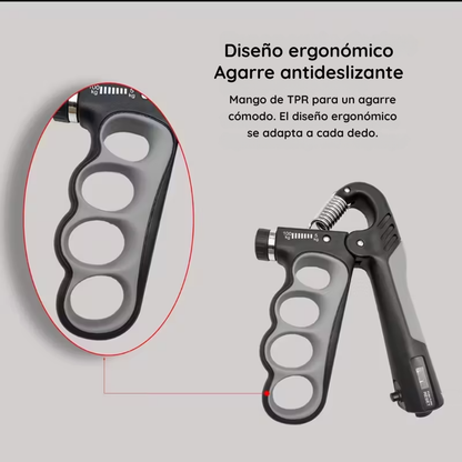 Ejercitador De Dedos y Manos De 5 Kg A 100 Kg - PowerGrip Pro