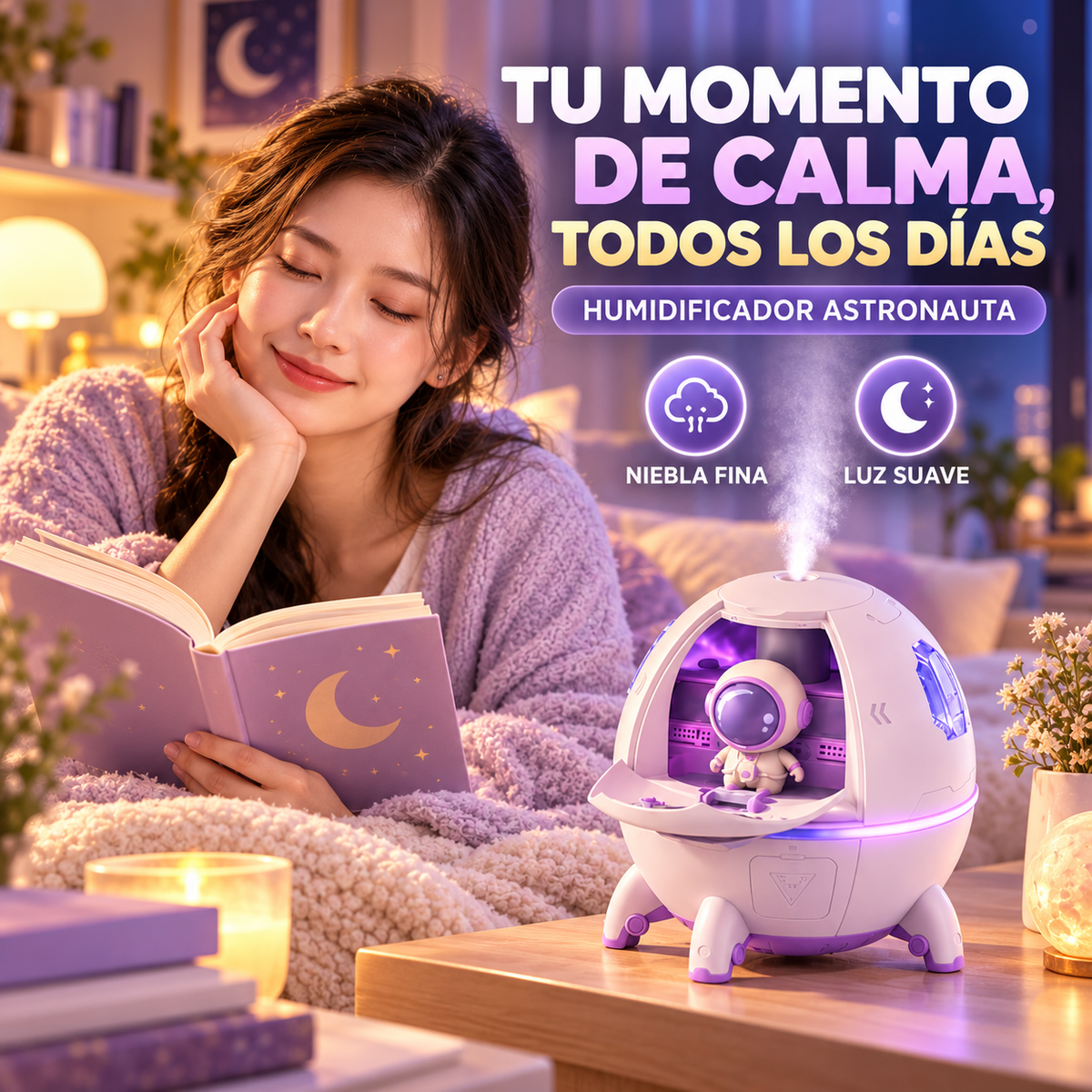 Difusor Humidificador Astronauta - AstroAura