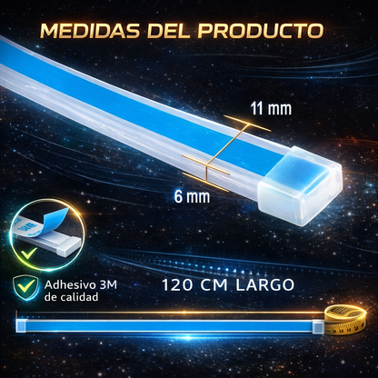 TIRA DE LUZ LED DE 120 CM PARA CAPOT DE AUTO - SPEEDLINE LED
