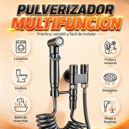 Ducha Bidet Para Inodoro de Acero Inoxidable - Regador y Limpieza