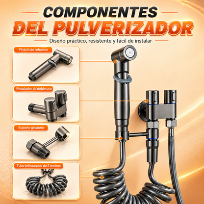 Ducha Bidet Para Inodoro de Acero Inoxidable - Regador y Limpieza