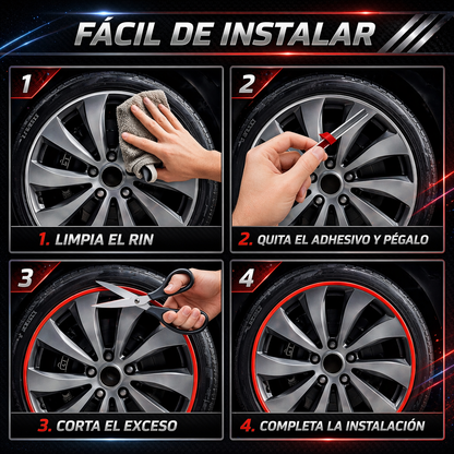 Protector de Goma para Rines de Auto - RinShield PRO