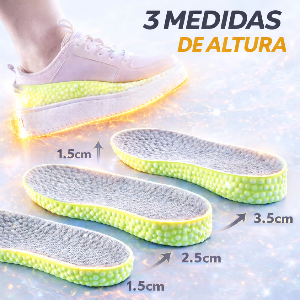 Plantillas Boost Ultra Cómodas Elevadoras Recortables