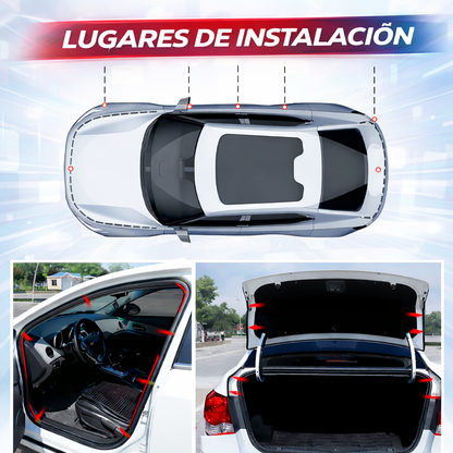 Tira De Sellado De Goma Insonorizada 5 metros - PREMIUM