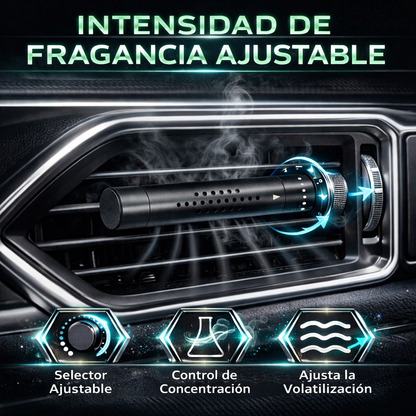 Ambientador y Aromatizador Difusor De Perfume Para Autos con 3 fragancias - PowerFresh Pro