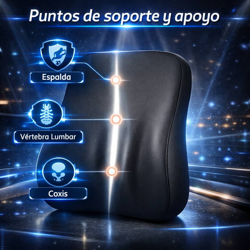 Reposa Cabezas + Respaldar Asiento De Auto - NeoRelax Pro