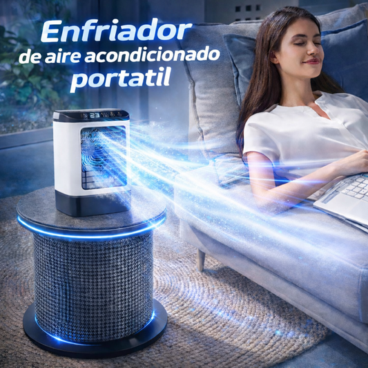 Enfriador De Aire Acondicionado Portátil y Ventilador 900ml - FrostAir PRO