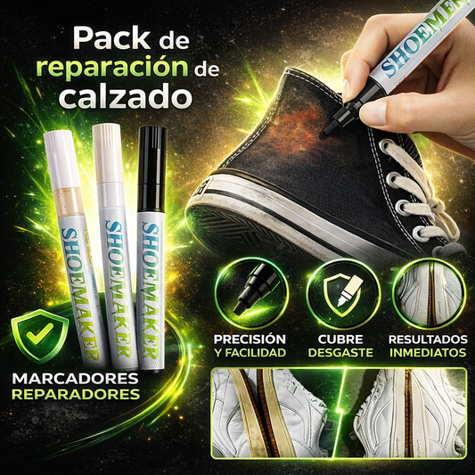 TRIPACK PLUMONES REPARADORES DE CALZADO - SHOEMAKER