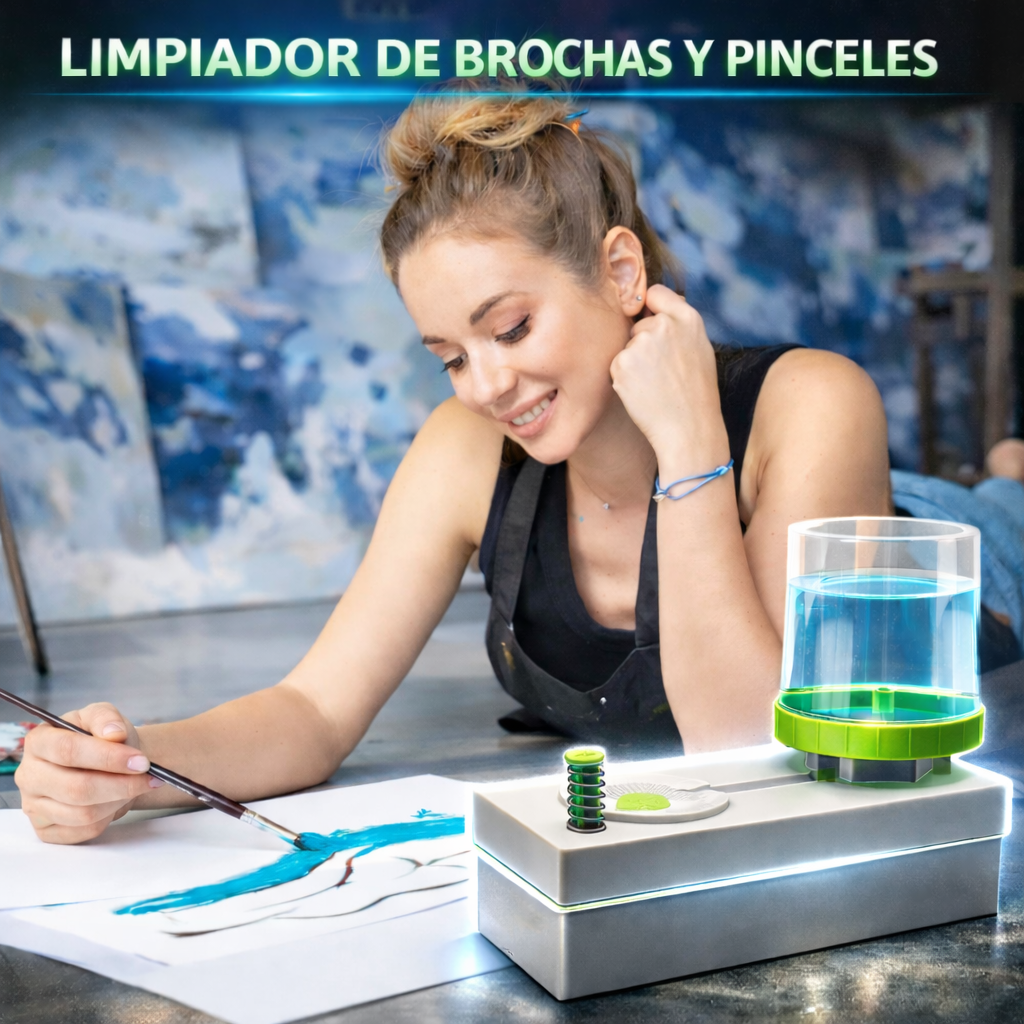 MAQUINA LIMPIADOR DE PINCELES Y BROCHAS - CLEANART STUDIO