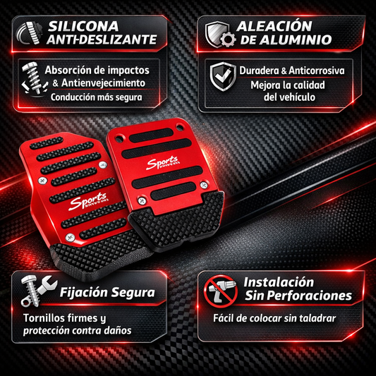 Juego de Pedales de aluminio anti-deslizantes PREMIUM