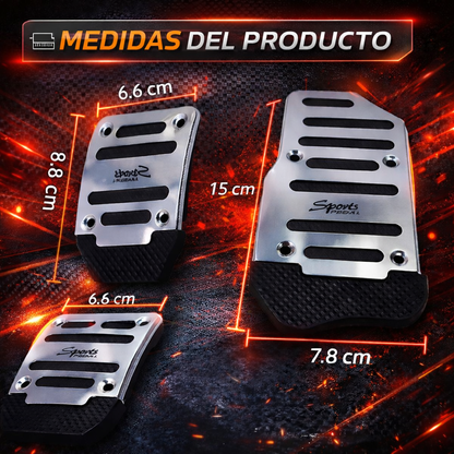 Juego de Pedales de aluminio anti-deslizantes PREMIUM