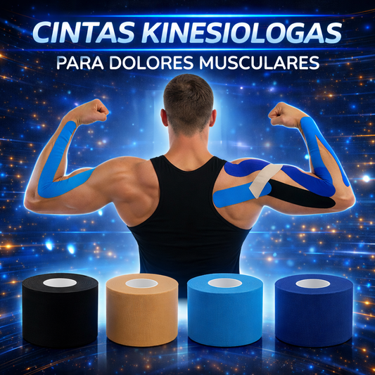 CINTA KINESIOLOGICA PARA DOLORES MUSCULARES - FIT TAPE