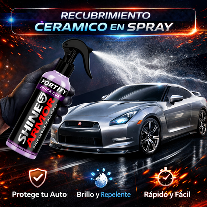 Recubrimiento Ceramico Para Autos Shine Armor 236 Ml + Paño