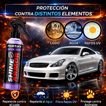Recubrimiento Ceramico Para Autos Shine Armor 236 Ml + Paño