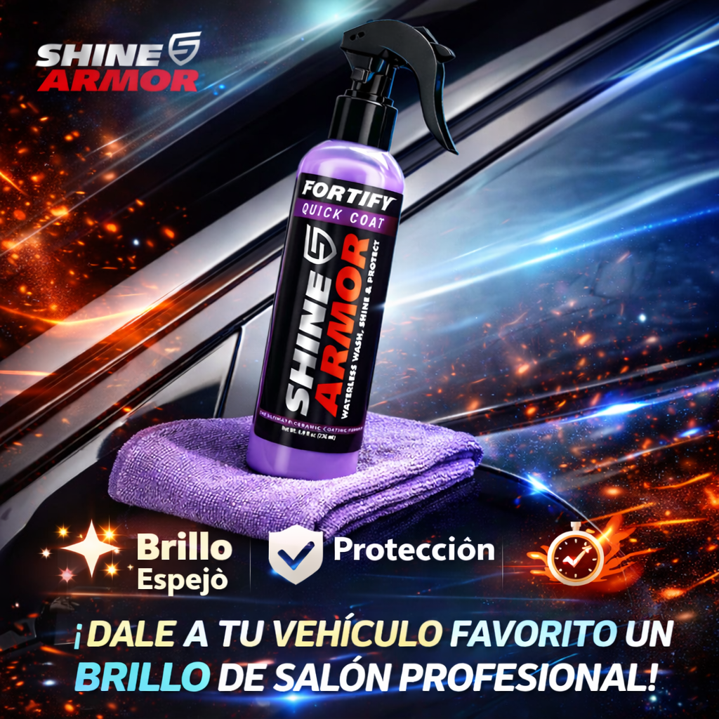 Recubrimiento Ceramico Para Autos Shine Armor 236 Ml + Paño