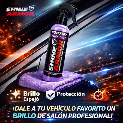 Recubrimiento Ceramico Para Autos Shine Armor 236 Ml + Paño