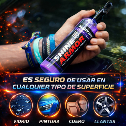 Recubrimiento Ceramico Para Autos Shine Armor 236 Ml + Paño