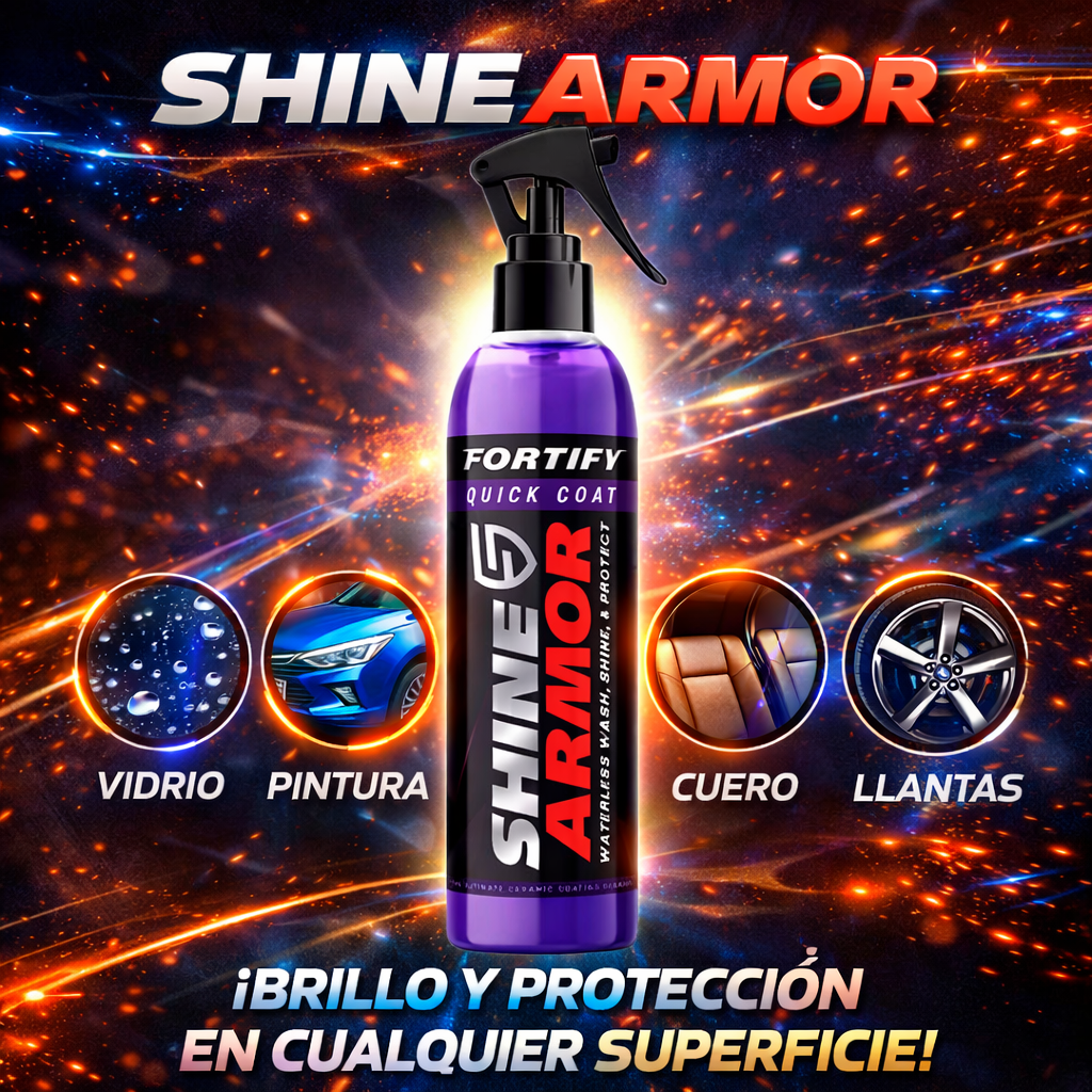 Recubrimiento Ceramico Para Autos Shine Armor 236 Ml + Paño