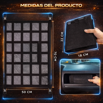 Organizador Almacenamiento Para Techo De Autos y Camionetas - RoofBag Pro