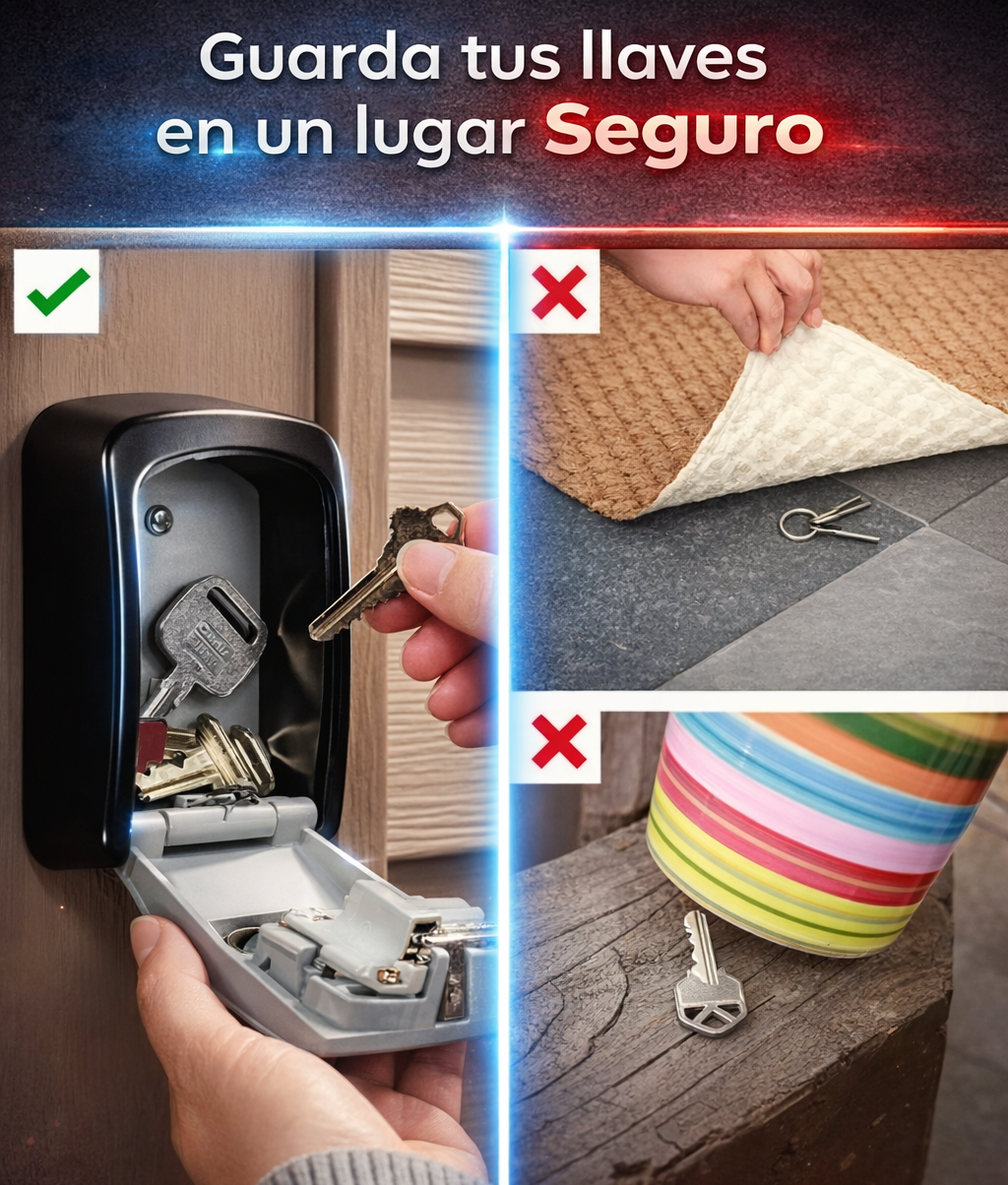 Caja De Seguridad Guarda Llave Con Clave Numérica - LockGuard