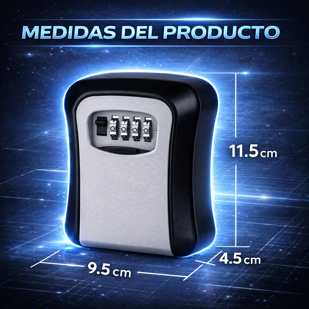 Caja De Seguridad Guarda Llave Con Clave Numérica - LockGuard