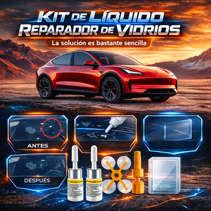 Kit De Reparación Parabrisas De Grietas Para Auto - CrystalDrive
