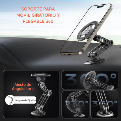 Soporte de metal magnético para celular 360° - MagnetGrip PRO