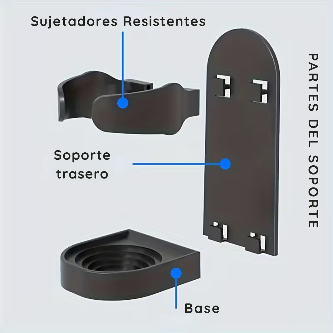 Soporte Adhesivo De Pared Para Afeitador Y Cepillo Eléctrico- Pack de 2 und