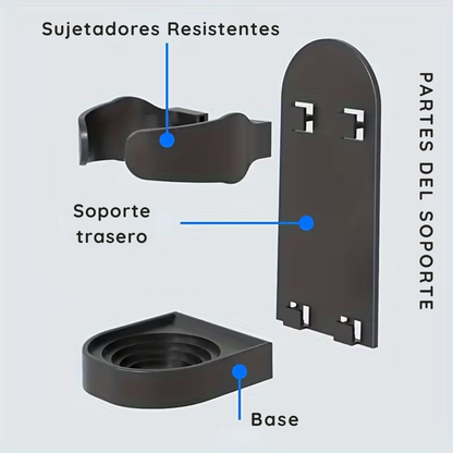 Soporte Adhesivo De Pared Para Afeitador Y Cepillo Eléctrico- Pack de 2 und