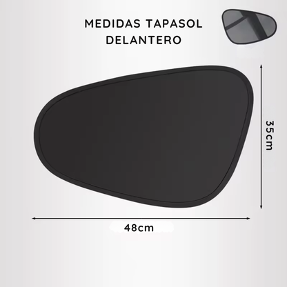 Tapasol Lateral Para Ventanas de Auto 2 Unidades - ProtecSun