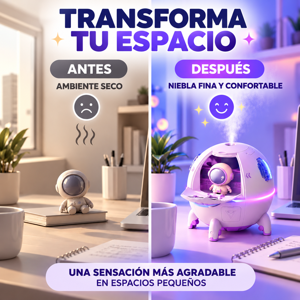 Difusor Humidificador Astronauta - AstroAura