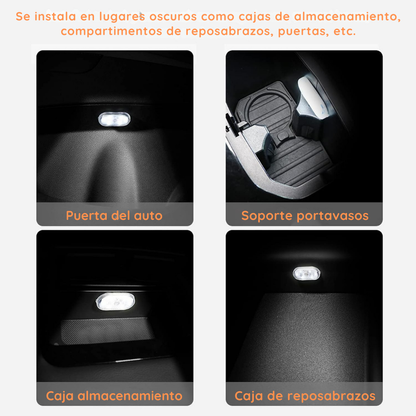 Luz led táctil recargable batería incorporada para zonas oscuras - LedPro