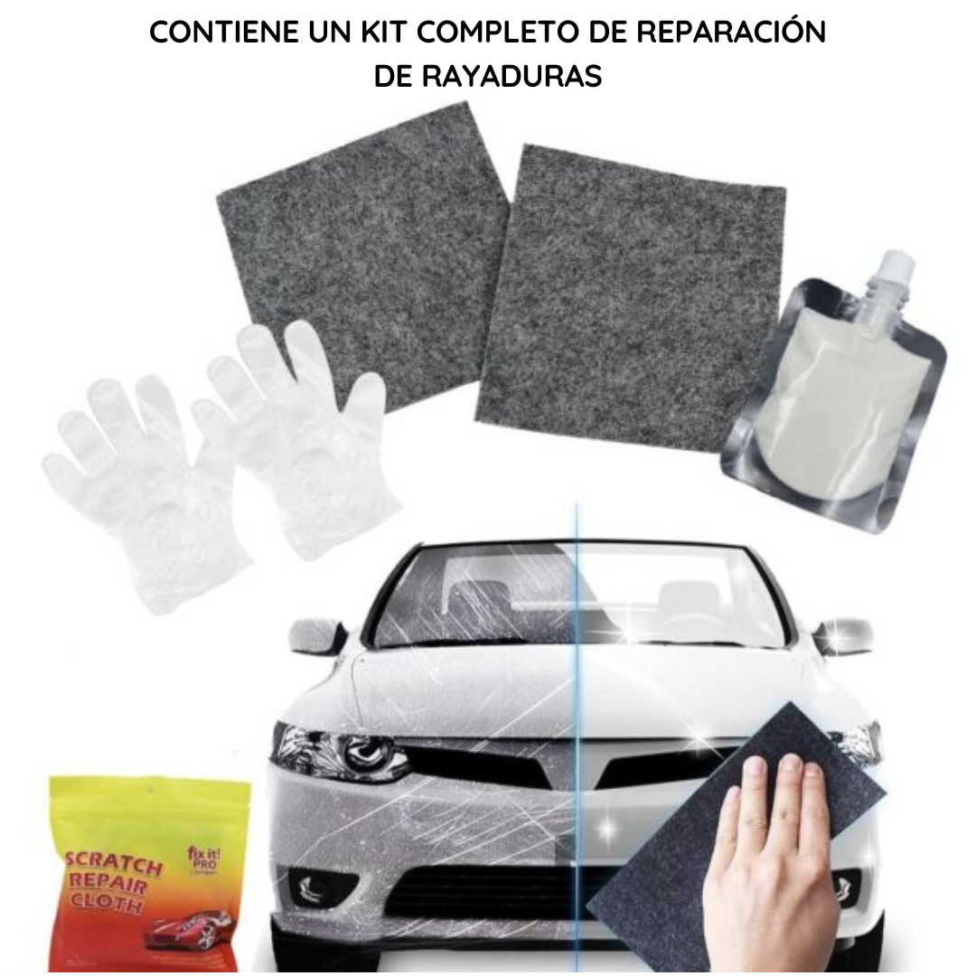Kit Reparador De Rayaduras Para Pintura De Autos - Fix It Pro