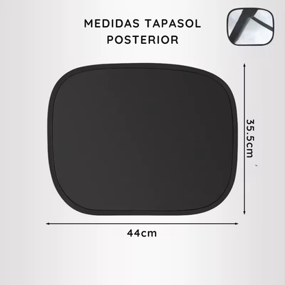 Tapasol Lateral Para Ventanas de Auto 2 Unidades - ProtecSun