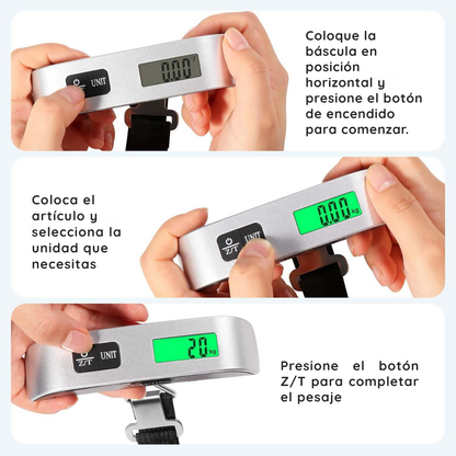 Balanza Digital Portátil De 10gr-50kg - TripScale Digital
