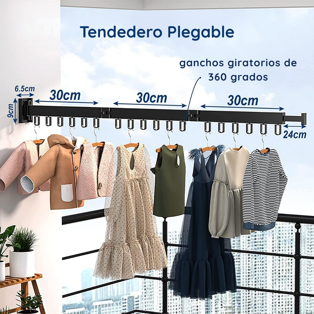 Colgador Tendedero Ropa Plegable Extensible - DryLux 360