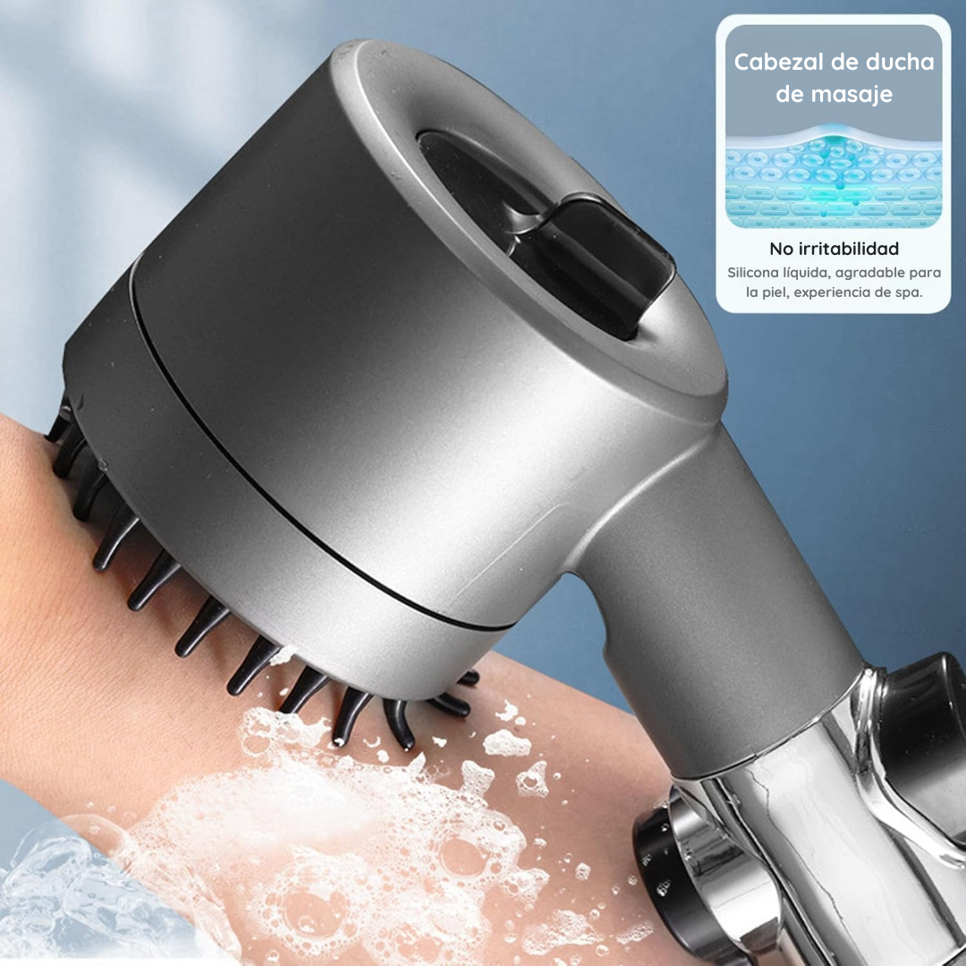 Ducha con Filtro Purificador y Soporte Ajustable - HydroZen Pro