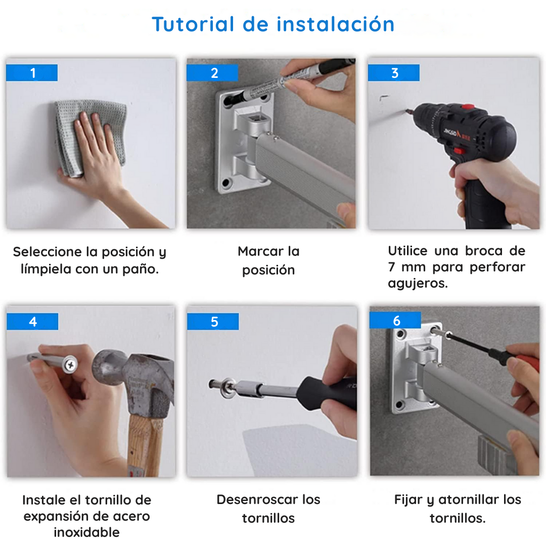 Colgador Tendedero Ropa Plegable Extensible - DryLux 360