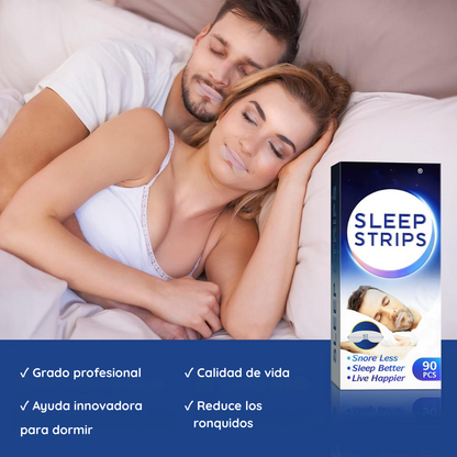 CINTA PARCHE BUCAL PARA DORMIR ANTIRONQUIDOS