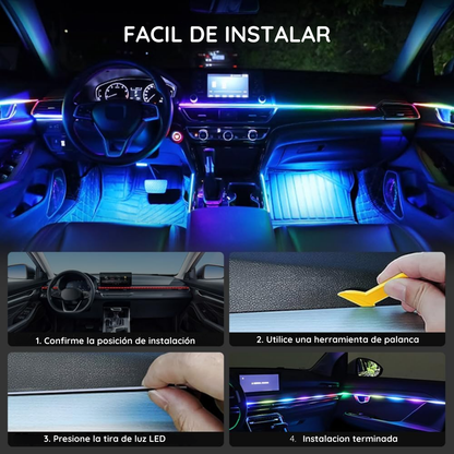 TIRA DE LUCES LED PARA INTERIOR DE AUTO - AUTOSHINE