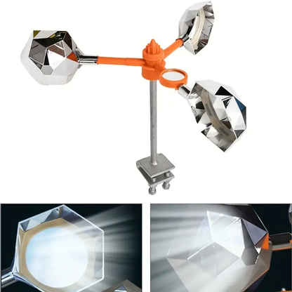 Repelente De Aves Reflectante 360° Panel Solar Con Sonido - BirdShield Pro