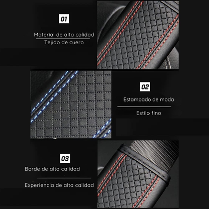 Almohadilla de CUERO para cinturón de seguridad - PREMIUM