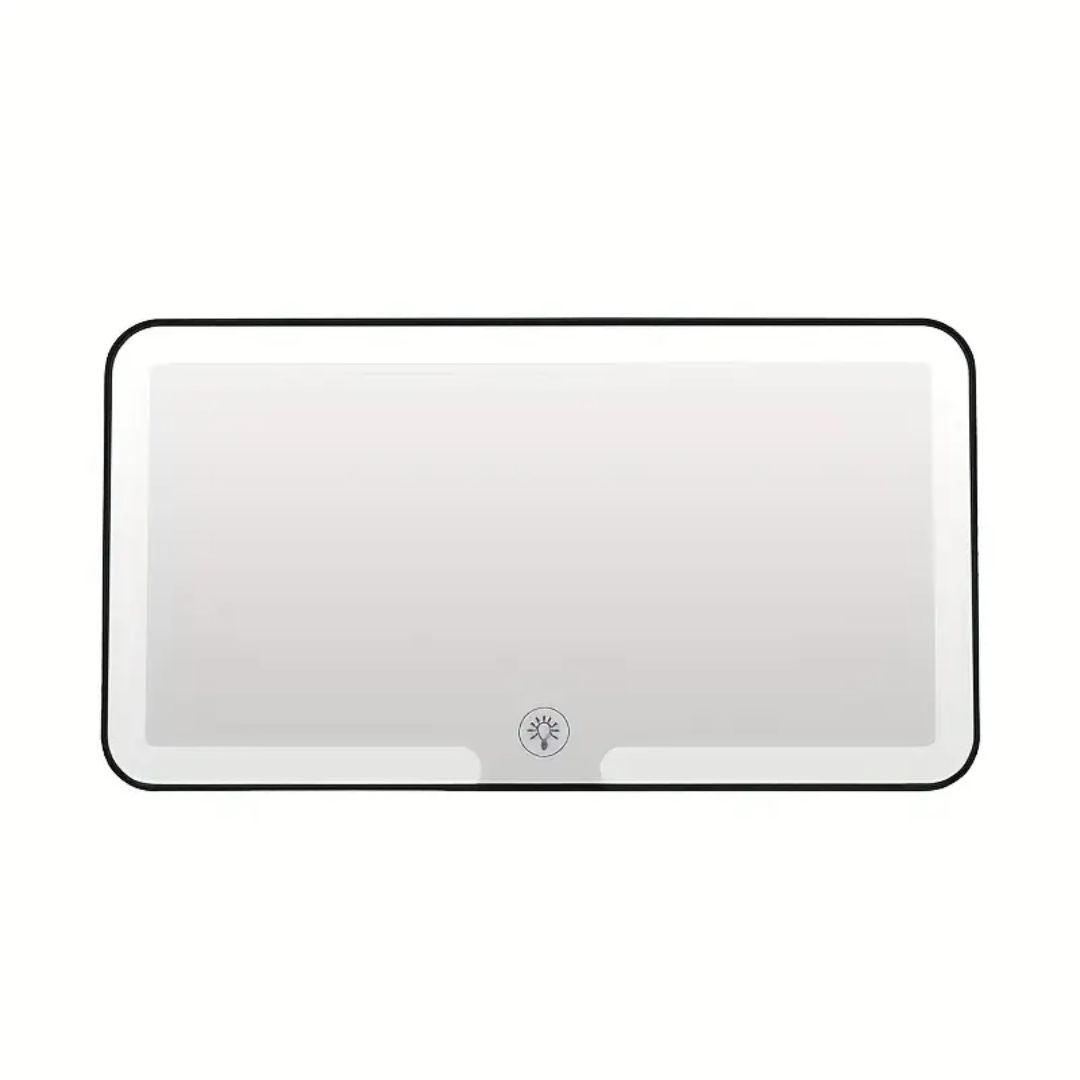 Espejo Con Luz Led Táctil Recargable Para Visera De Autos - MirrorLux