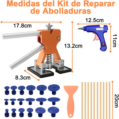 Herramienta de metal para abolladuras de autos - Kit completo 30 piezas