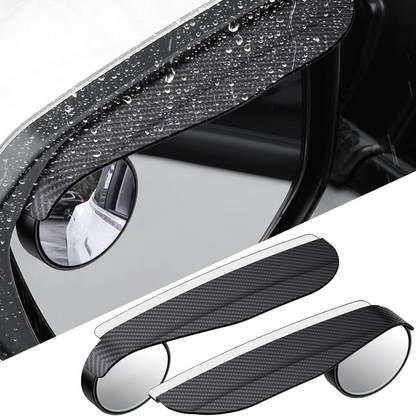 Juego de 2 Espejos punto ciego de fibra de carbono para lluvia HD 360° - PRO