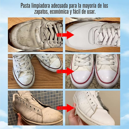 Crema limpiador para zapatillas muebles zapatos - PRO