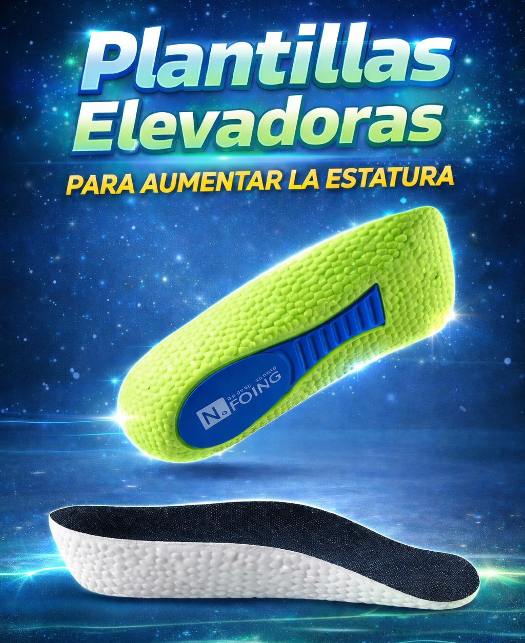 Plantillas Elevadoras para Aumentar la estatura - Upflex